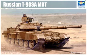 Trumpeter 1/35 масштаб Танк модель 05563 русский T-90SA главный боевой танк | Игрушки и хобби