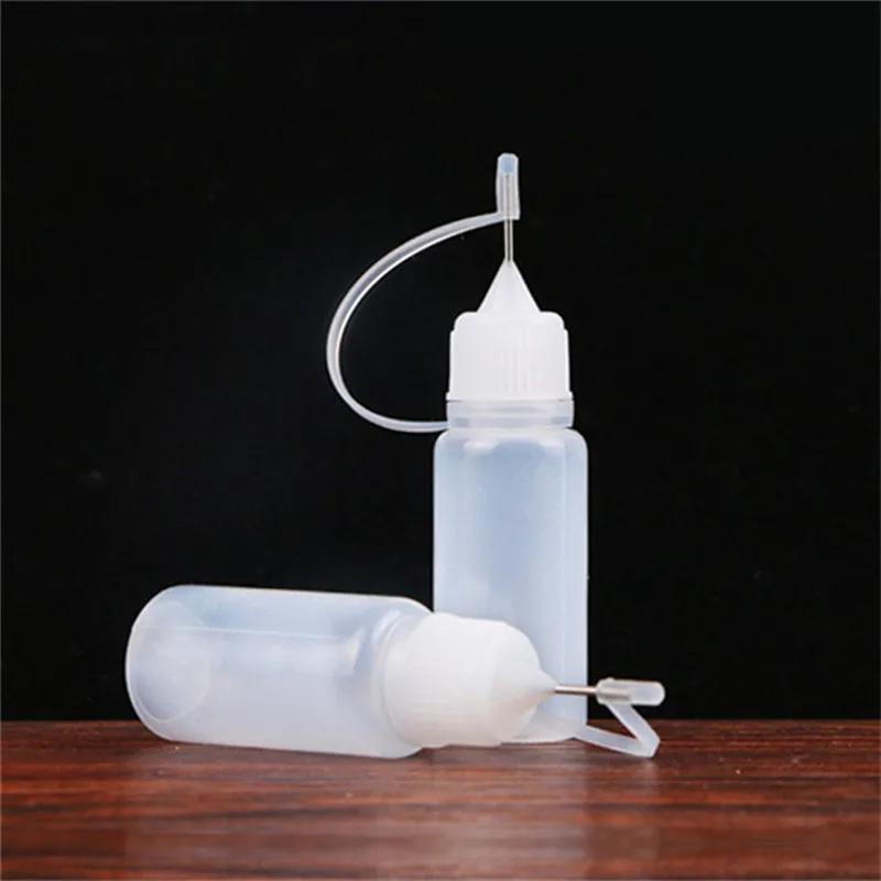 

1pc/3pcs/6pcs 10ml Electronic Cigarette Plastic Liquid Bottle Dropper Bottle Oil Empty E Liquid Pin Hole Bottle Metal Needle