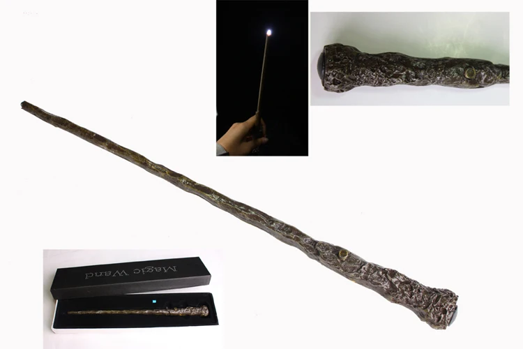 

Harry Potter Hogwarts Ron Weasley LED light Illuminating tip Magical Wand Free Shipping