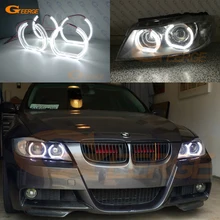 For BMW 3 Series E90 E91 2006 2007 2008 Xenon headlight Excellent DTM Style Ultra bright led Angel Eyes kit for ford c max mki 2008 2009 2010 xenon headlight excellent angel eyes ultra bright illumination ccfl angel eyes kit halo ring