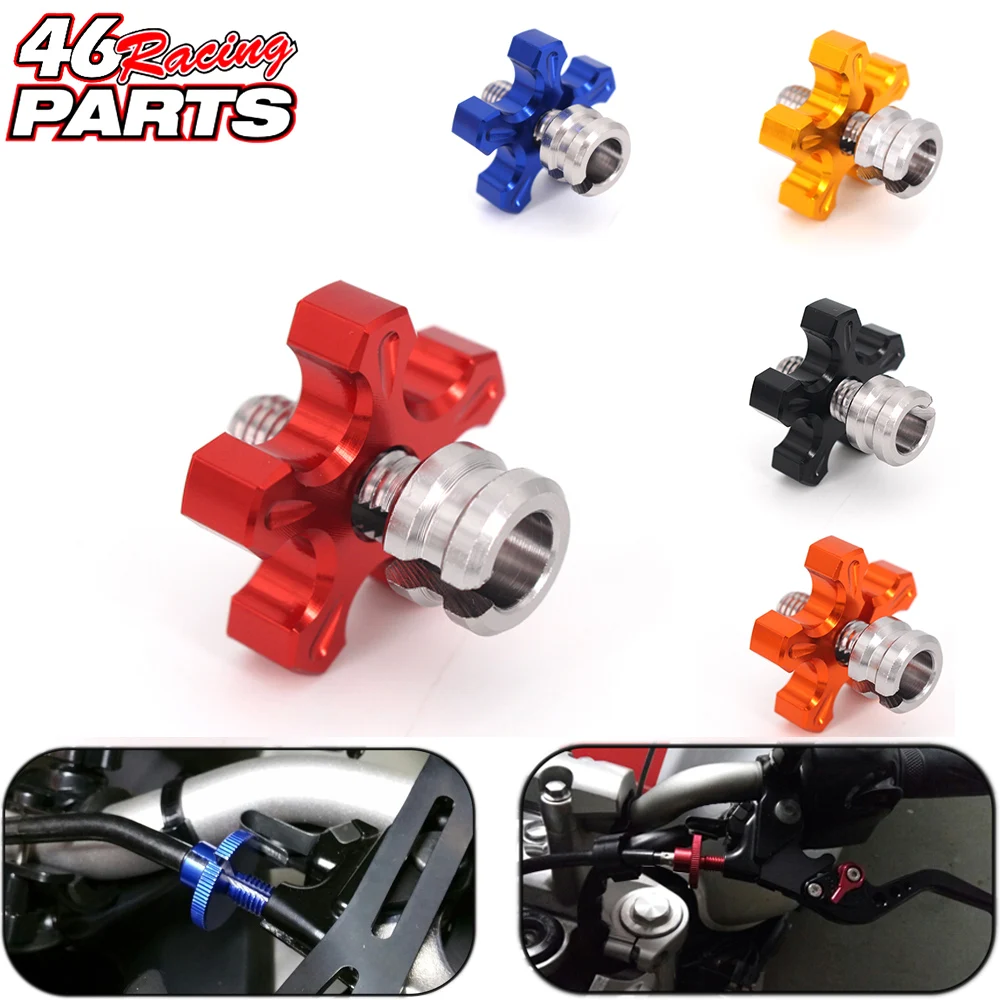 

CNC M8 Motorcycle Clutch Cable Wire Adjuster For KAWASAKI YAMAHA SUZUKI HONDA DUCATI TRIUMPH APRILIA BENALLI BUELL Accessories