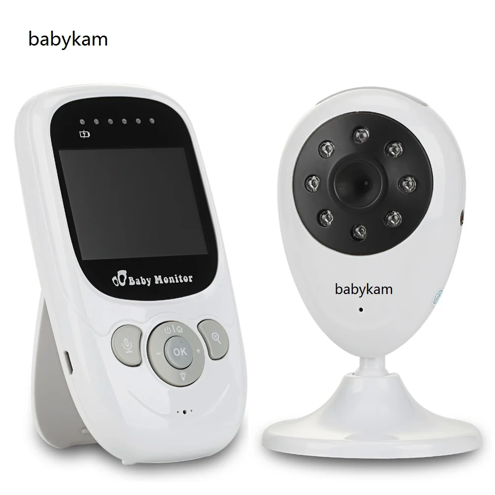 

Wireless Baby Monitor Video 2.4 inch LCD digital baby monitor Temperature monitor IR Night vision 2 way talk 4 Lullabies Zoom