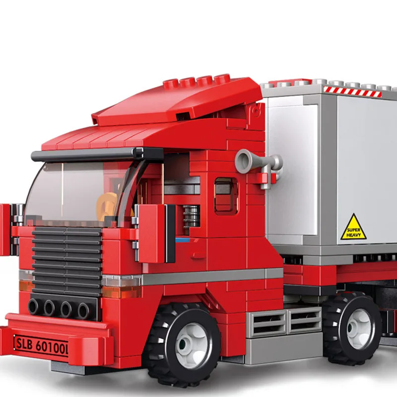 345pcs Double Van Freight Truck Legoings Building Blocks Kit Toys Gifts 345pcs Double Van Freight Truck Legoings Building Blocks Kit Toys Gifts
