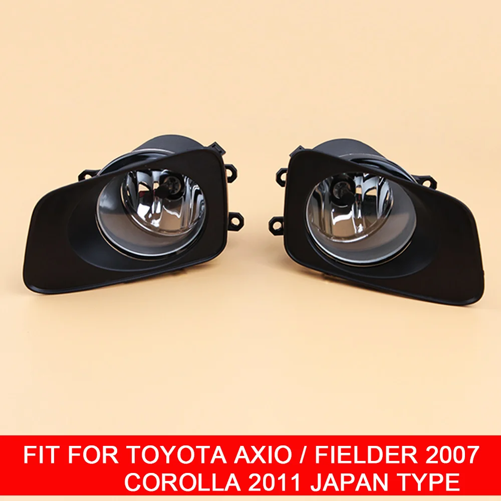 

1 Pair Car Fog Lamp Assembly with Fog Light and Wire Relay Switch Button for TOYOTA Corolla 2011 Japan Type Axio Fielder 2007