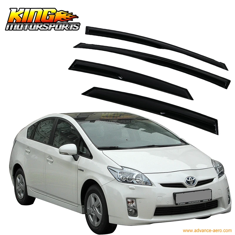 Ветряные дефлекторы для Toyota Prius curved Aero JDM подходят автомобилей 2010 2015 г. козырьки