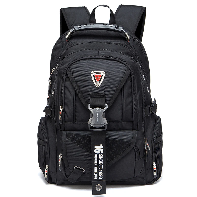 

New 2018 Swiss Travel laptop Backpack Men School Bags For Students Fashion Business Rucksack 17 inch Computer bagpack waterproof
