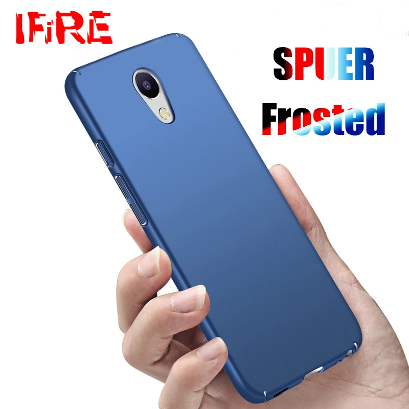 Роскошный Жесткий матовый чехол для телефона Meizu M5 M5s M5C из поликарбоната с полным
