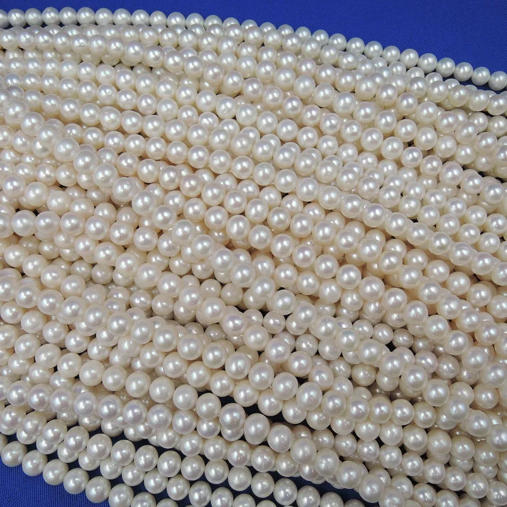 HIGH QUALITY BEADS ,5-7 MM 100% nature freshwater pearl BEADS material with perfect round shape