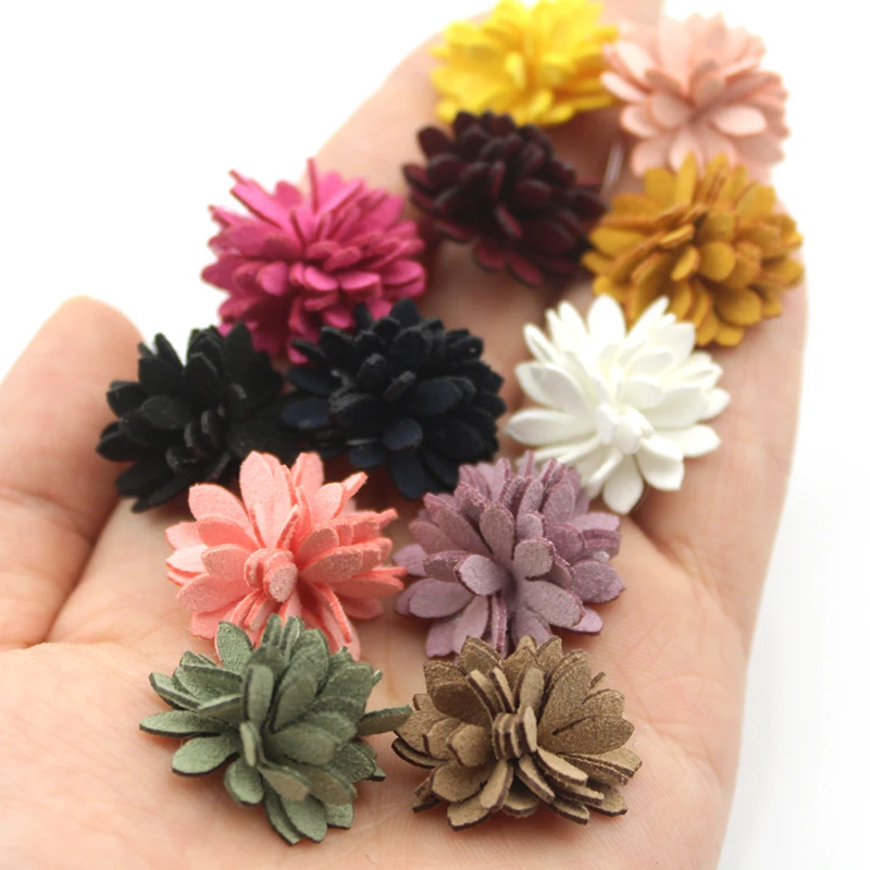 

1 inch daisy Paper Flowers, Wire Paper Flowers,Floral Crown Flowers, Headband Flowers,Floral Headband Supply
