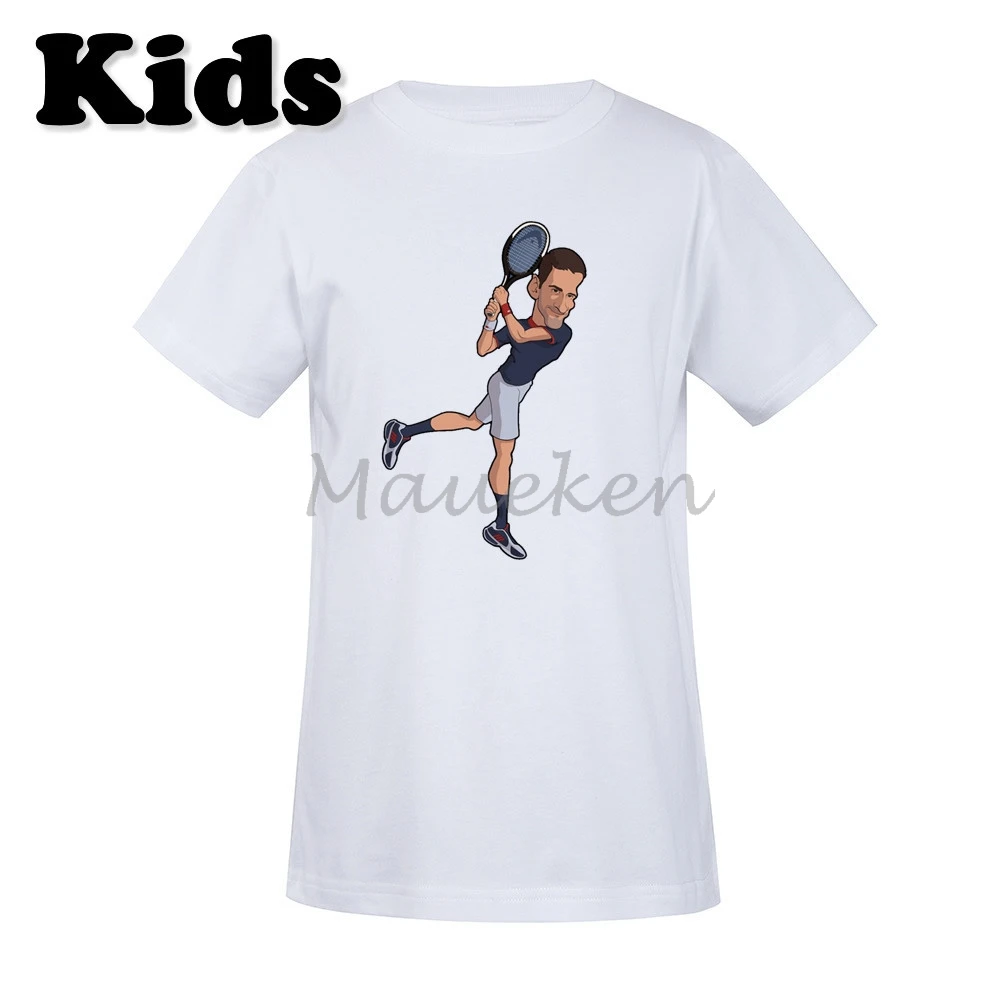 

Kids T-shirt Serbia Nole Djoker Novak Djokovic Comic Cartoon Nole Djoker Clothes Youth boys girl tshirt o-neck tee W19040712