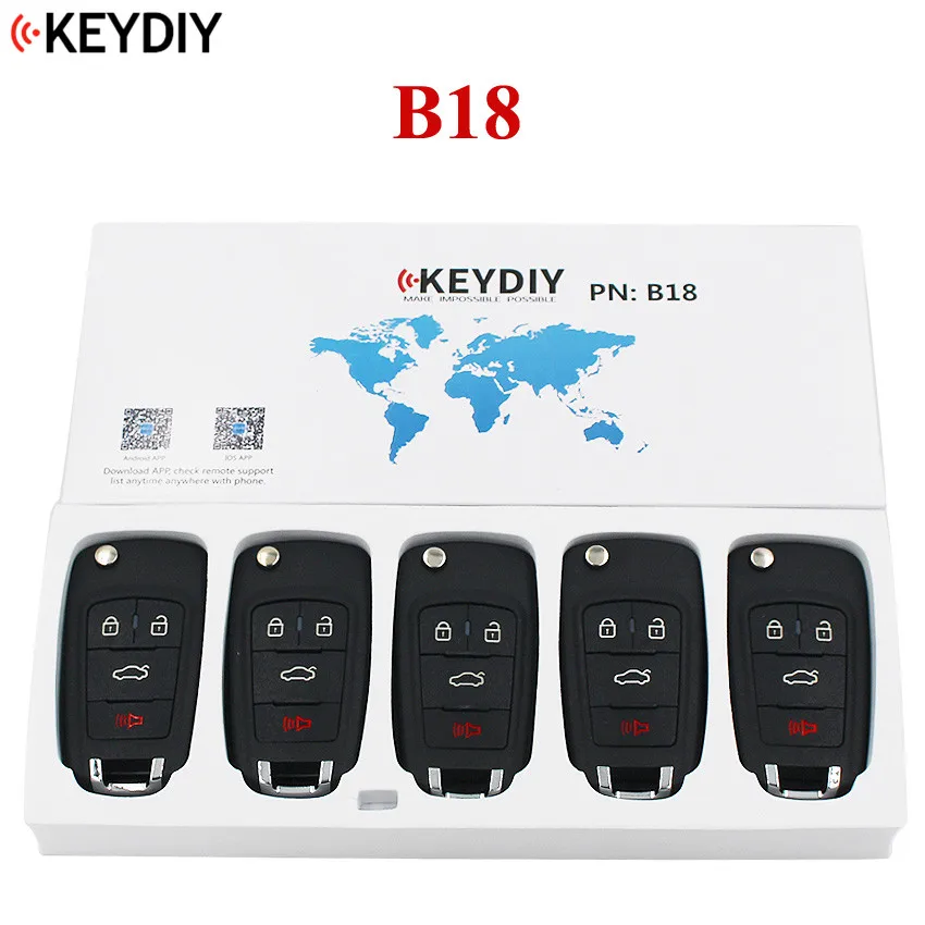 5 шт./лот, 3 кнопки универсальный пульт дистанционного Управление ключ серии B для KD-X2 KD900 KD900+, URG200, KEYDIY серии B пульт дистанционного управления для B18