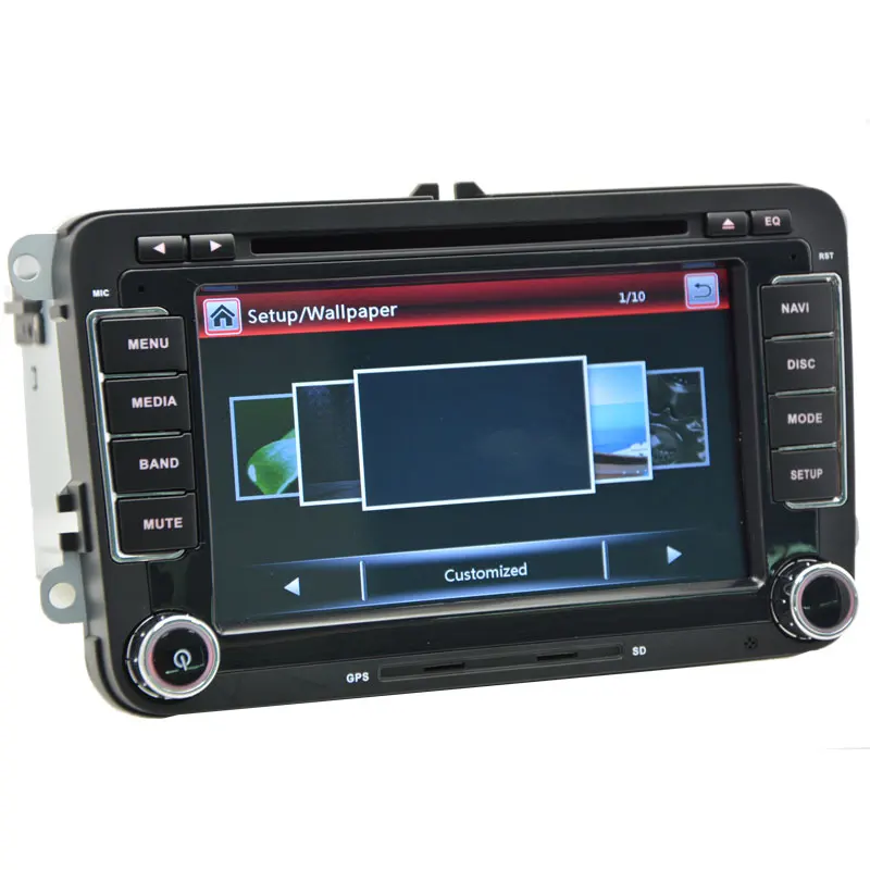 Автомобильный DVD плеер с емкостным экраном и системой GPS навигации для
