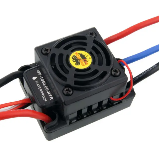 

RC Waterproof HSP 37017 Brushless Esc WP-10BL60-RTR 60A BEC 6V/2A 2-3S Lipo