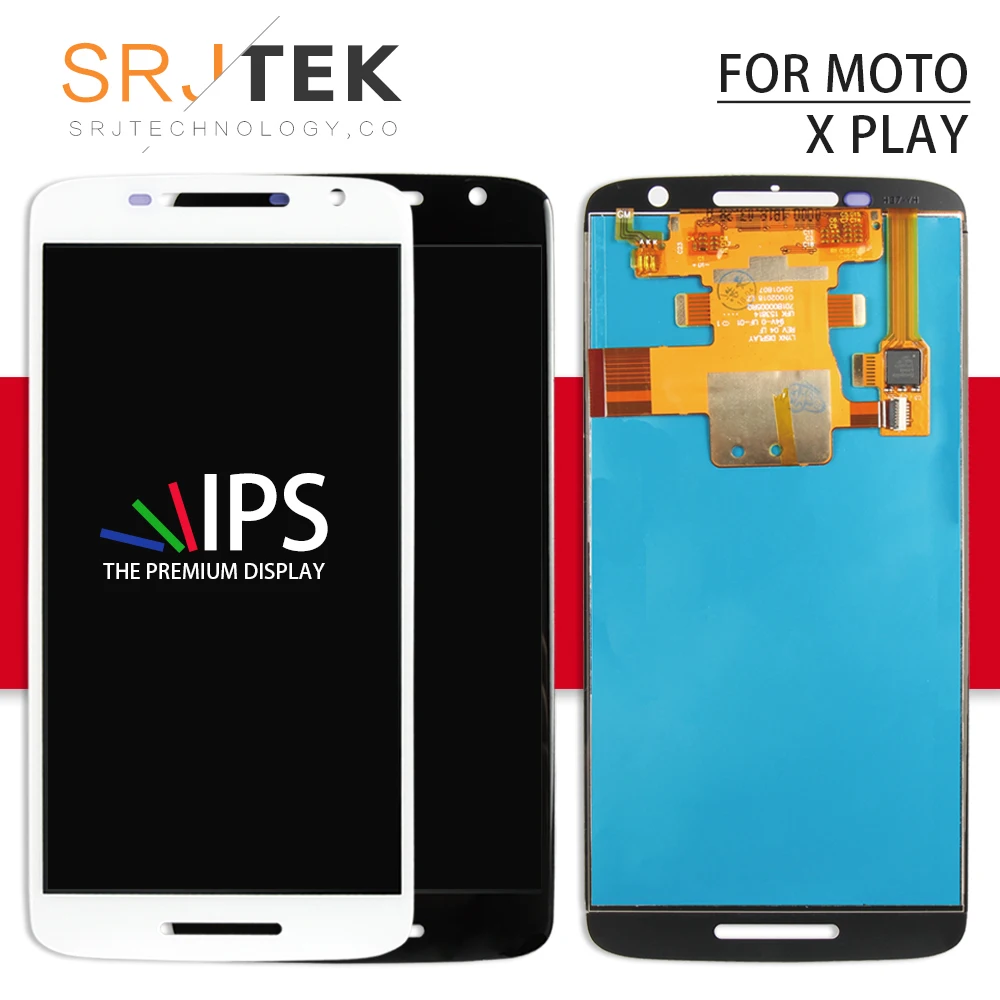 

srjtek screen For Motorola Moto X Play XT1561 Display XT1563 Touch Screen Digitizer Full Assembly For Moto X Play XT1562 LCD