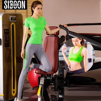 

Sexy Yoga Set sports wear for women gym TShirt + Pants Breathable Gym Workout Clothes Compressed Yoga Leggings Sport Suit