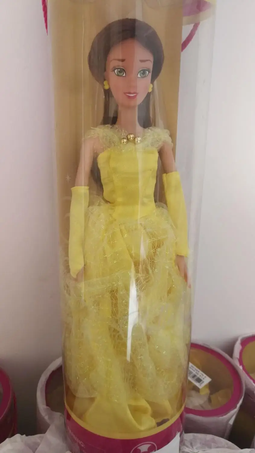 

Rapunzel Princess Jasmine Animators Sharon Doll Sofia Snow White Ariel Merida Cinderella Aurora Belle dolls For girls toy