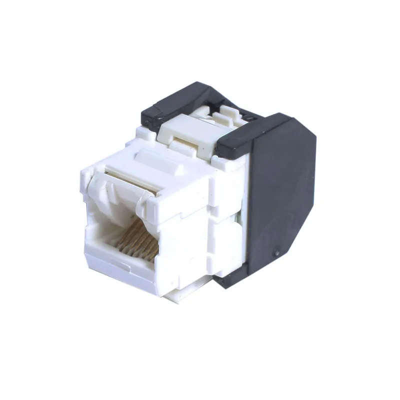

100pcs UTP cat6 keystone jack VOL-OCK6-U8 telecommunication 180 degree 6micron goldplated tooless