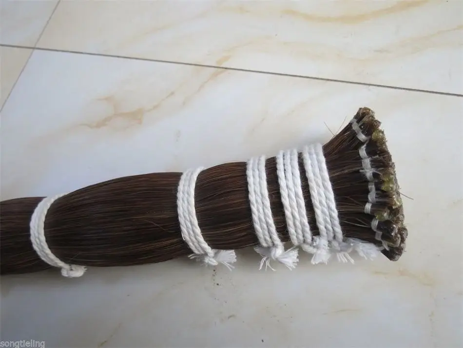 

500g 80-85cm brown color natural Mongolia horsetail violin bow hair