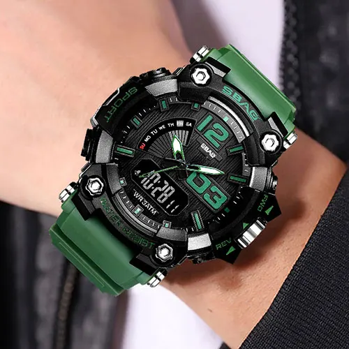

Brand Sport Watch Men Watches Digital LED Electronic Wristwatch Male Wrist Watch For Men Clock Waterproof Hodinky Men Reloges