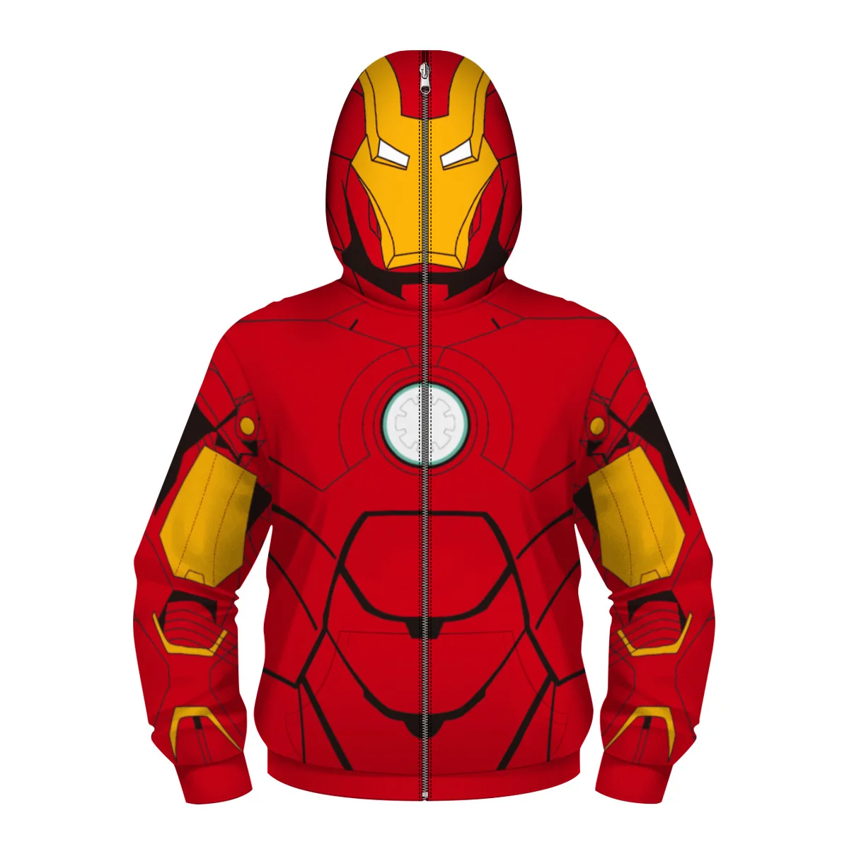 The Avengers Kids Jacket Cosplay Captain America Boys jacket Spiderman Hooded Zipper Sweater Iron Man Boys Coat Kid Clothes