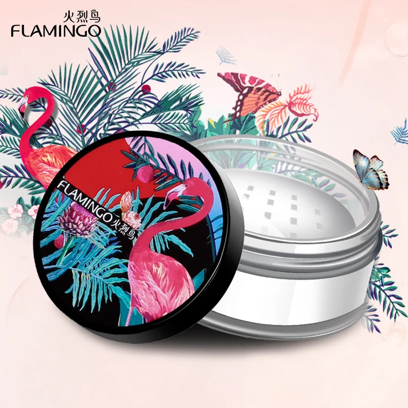 Мягкая шелковая пудра для лица FLAMINGO Squalane ультраразглаживающая основа макияжа