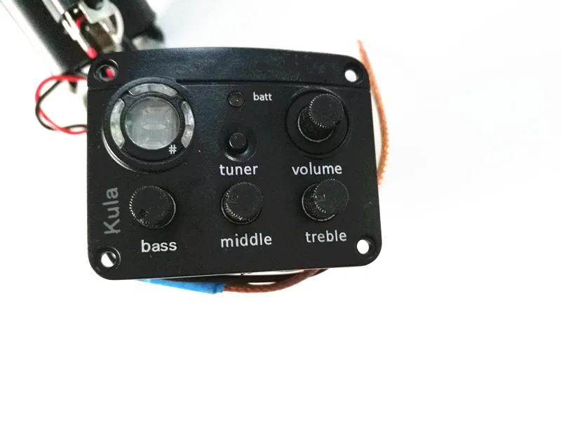 

New Arrival Ukulele UKE 3 Bands LED Chromatic Tuner Piezo Pickup EQ Equalizer