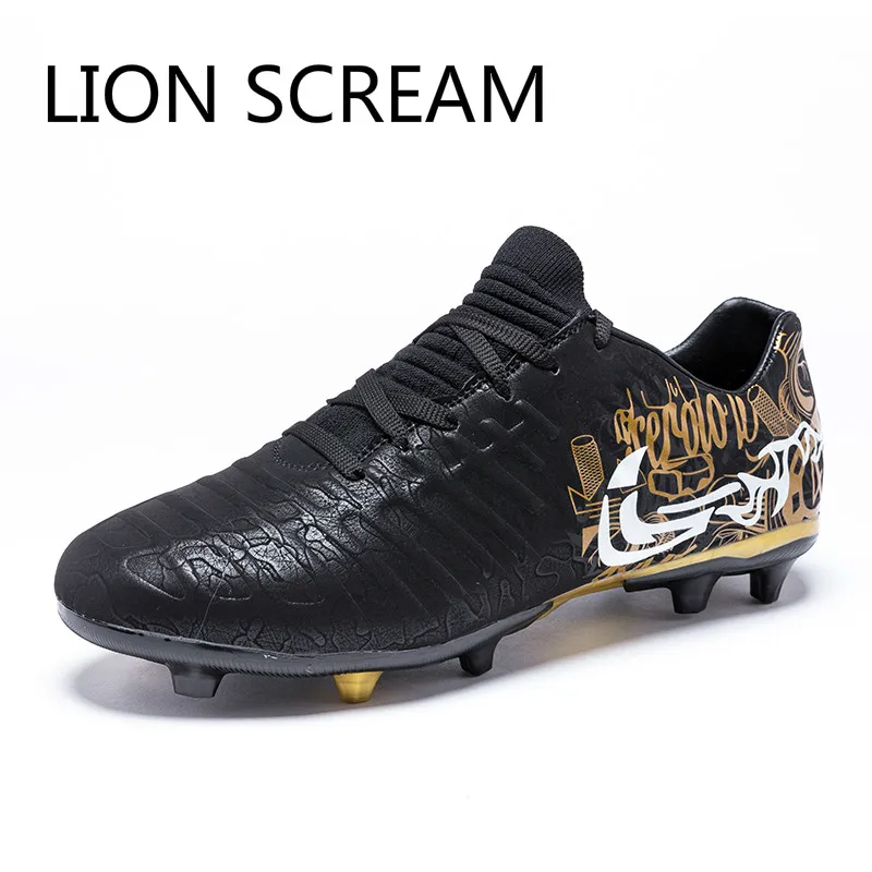 

Lion Scream Soccer Shoes for Men Kids Indoor Football Sneakers Turf Superfly Futsal Original Spike Comfortable Waterproof Boots