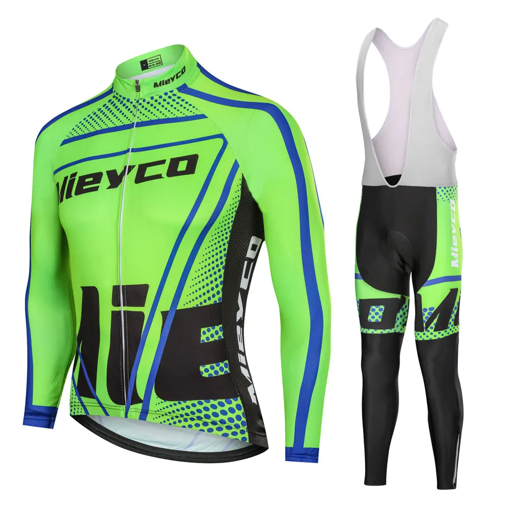 Mieyco Женская Осенняя дышащая одежда для велоспорта/костюм для езды на горном велосипеде Ropa Ciclismo/гоночная велосипедная одежда/комплект велосипедной одежды из Джерси - Цвет: 6