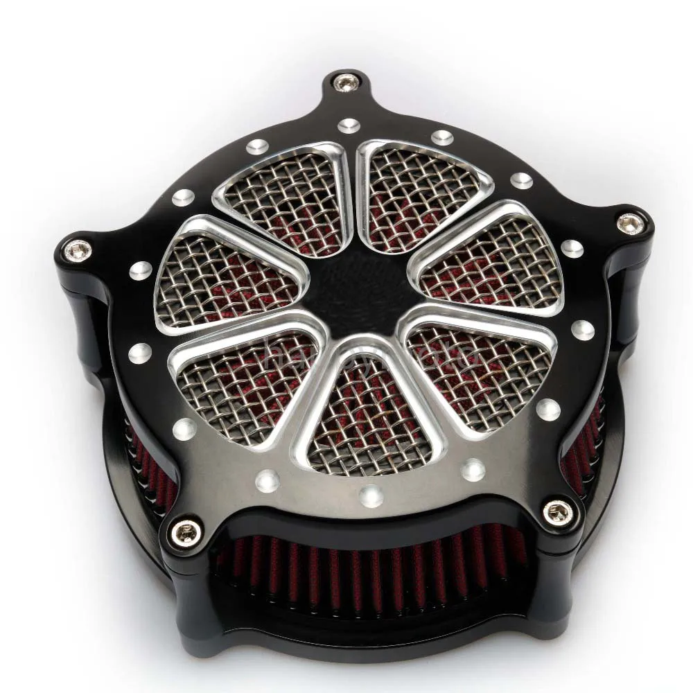 Motorcycle Air Cleaner intake filter For Harley Road King Touring Glide