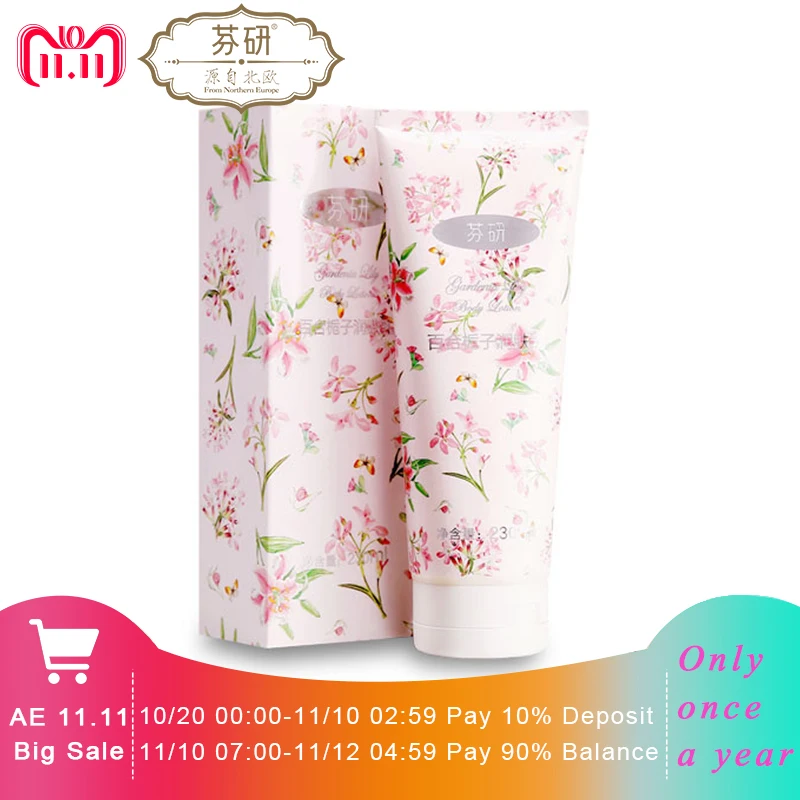 

Fenyan Whitening Body lotion for Women Natural Flower Essence Body Cream Moist Smooth Shrink pores Body Care Nourish Skin Care