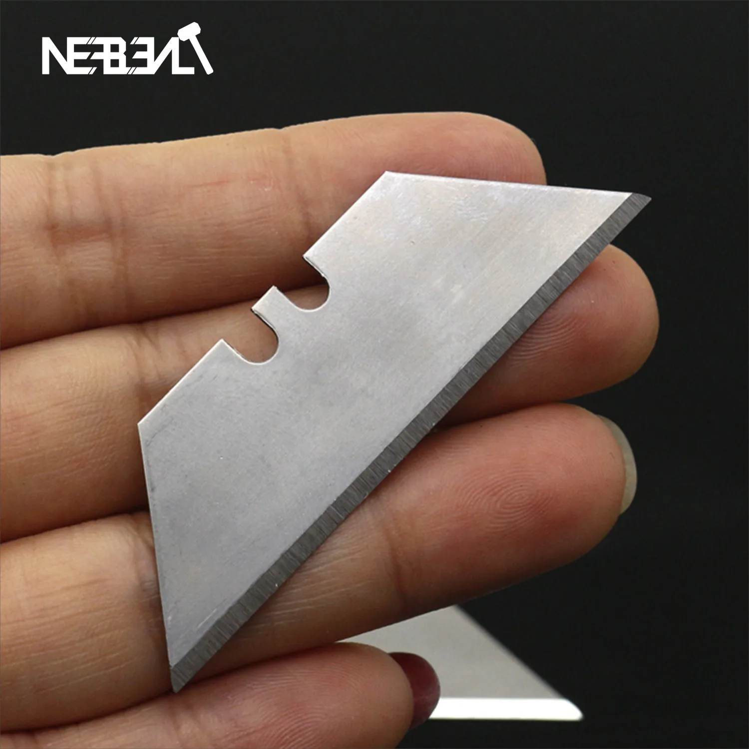 50pcs/lot Spare Cutting Trapezoid Blades Replacement Utility Heavy Duty Blade S2 