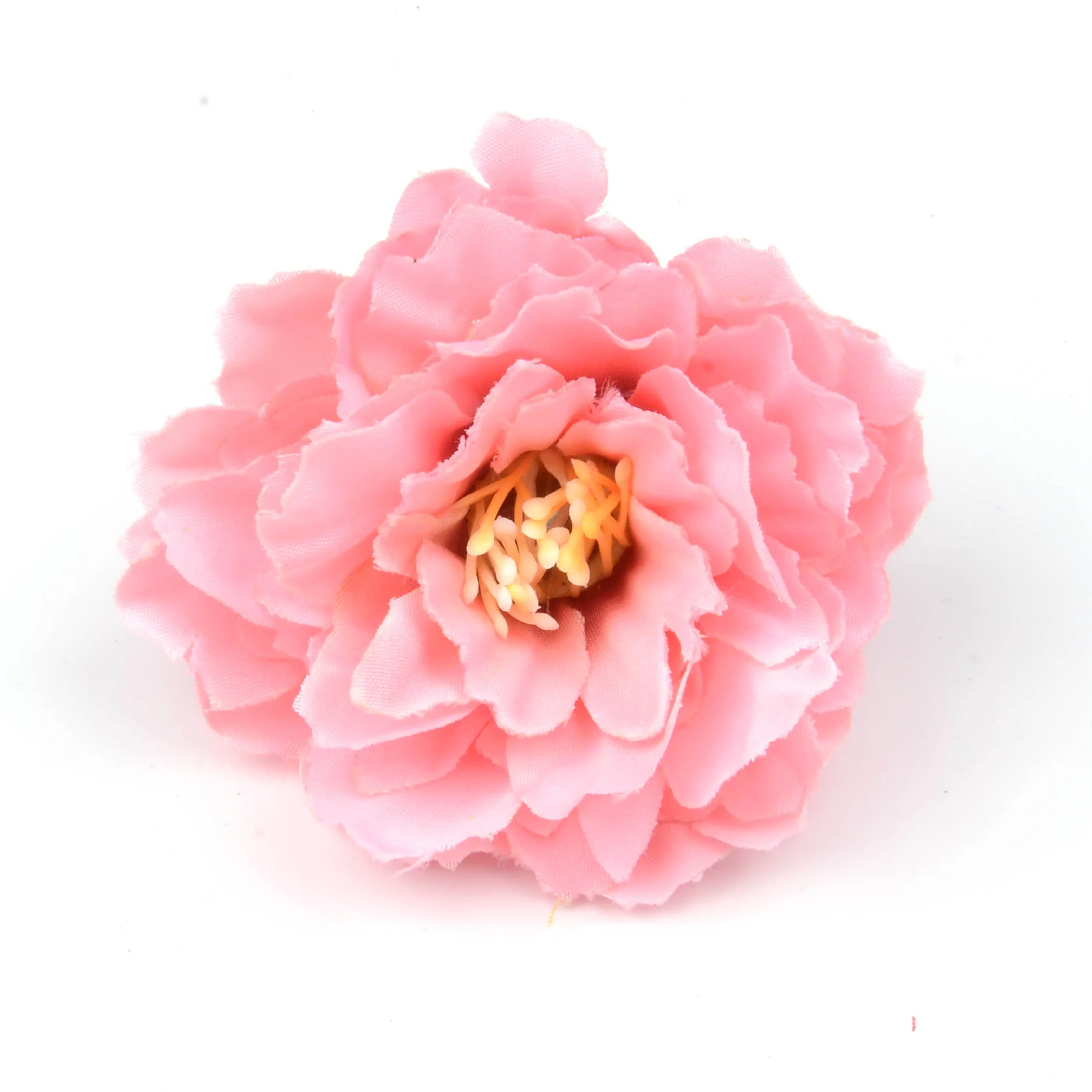 10 шт./лот, 6 см, искусственная шелковая гвоздика, цветочные головки, свадебное украшение для дома, сделай сам, для невесты, держащих цветы, аксессуары, искусственные цветы - Цвет: pink