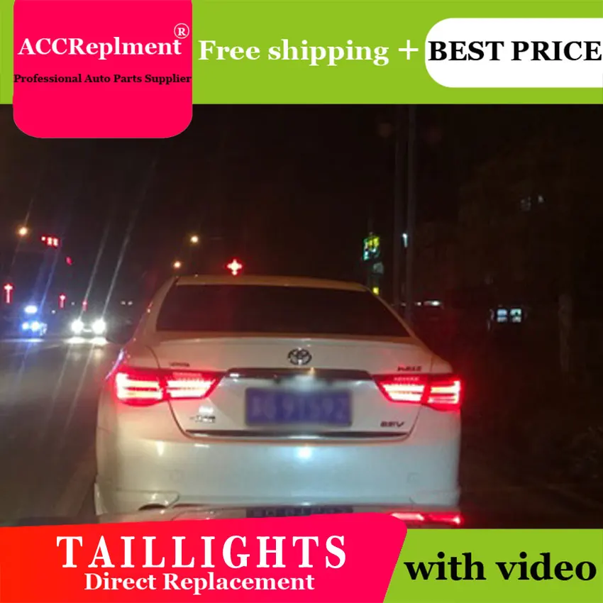 

4PCS Car Styling for Toyota Reiz Taillights 2010-2012 for Reiz LED Tail Lamp+Turn Signal+Brake+Reverse LED light