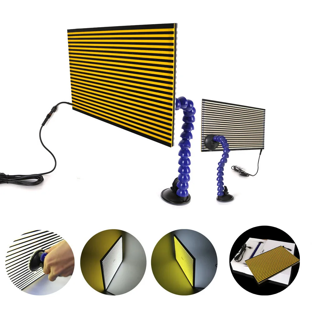 

WHDZ Hot PDR Tools Paintless Dent Repair Tools Dent Removal Led Lamp Reflector Board Light Line Board Reflecion Boardferramentas