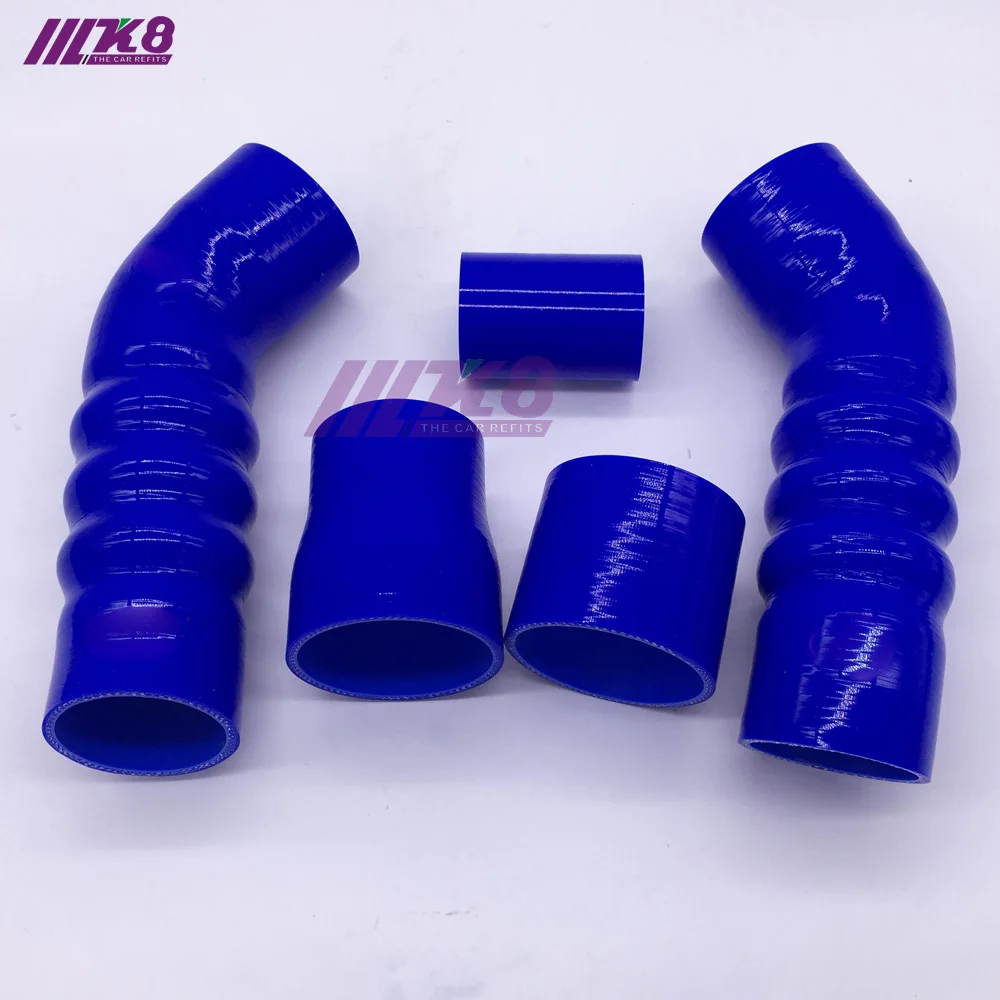 

TURBO Silicone Boost intercooler pipe Hose Kit For Audi TT (8J) 2.0 TFSI (5Pcs)Red/Blue/Black