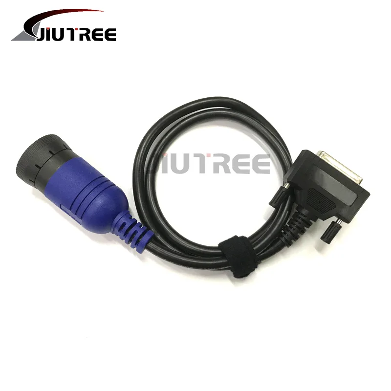 

JIUTREE 9 pin OBD2 Diagnostic Tool cable Car Diagnostic Interface support J1939 protocol inline 6 connector (P/N4919780)