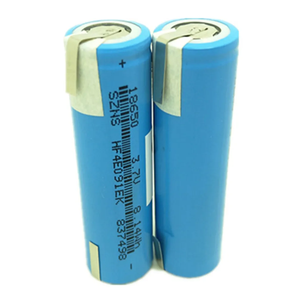 Аккумулятор 18650 3 7 V 2200mAh аккумулятор литий ионная аккумуляторная батарея ICR18650 для