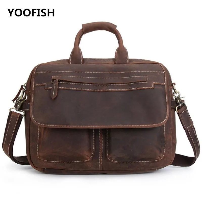 

Men square Retro style Messenger Bag Business Casual Briefcase Crossbody bag male shoulder bag free shipping