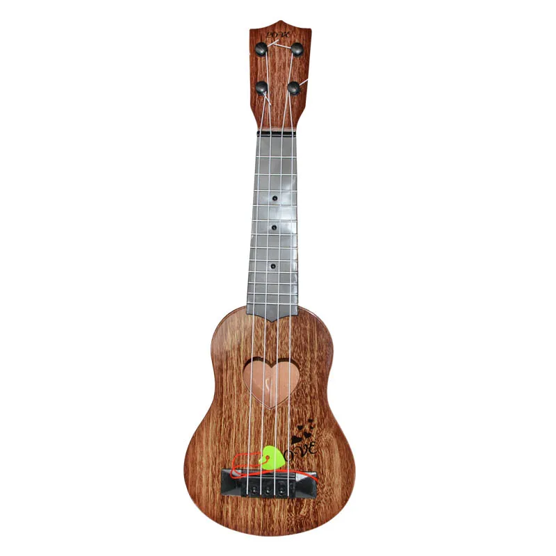 Гавайские гитары укулеле музыкальный инструмент моделирование гитары дети Дошкольное раннее образование Монтессори игрушки для детей Рождественский подарок