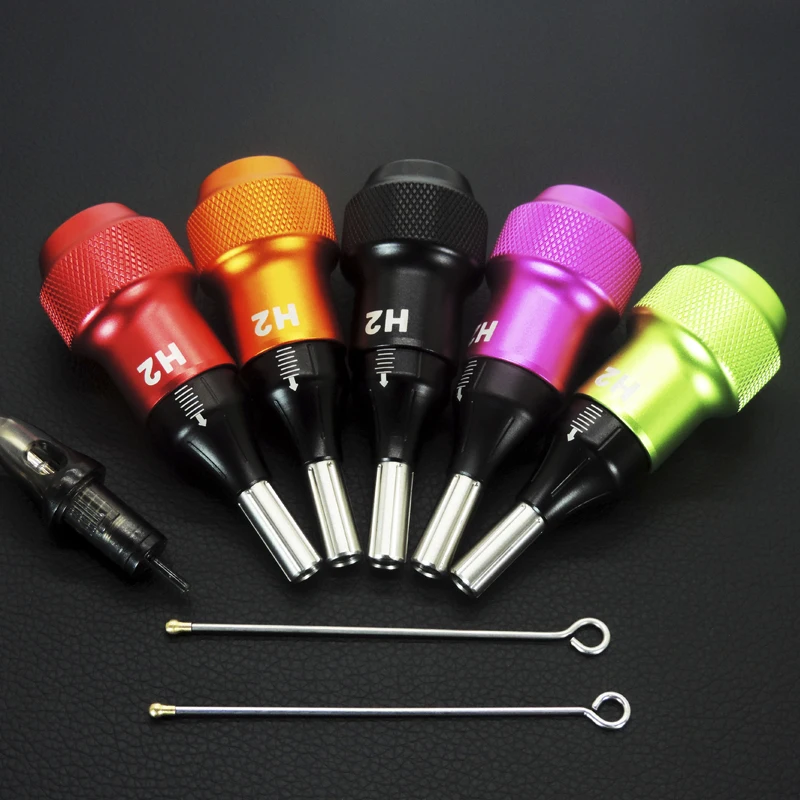 

1pc Tattoo Grip Cartridge 30MM Adjustable Tubes Aluminum Alloy Grips H2 Tattoo Cartridge Grip For Tattoo Machine