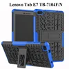 Funda robusta híbrida 2 en 1 para Lenovo Tab E7 2022 Funda para Tablet para Lenovo 7104 TB-7104F Funda de 7 pulgadas + película + pluma ► Foto 1/6