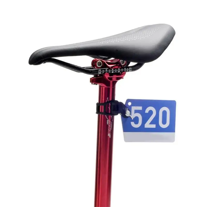 Велосипедный пластиковый гоночный номерной знак, держатель для велосипедной пластины, держатель для номерных знаков, зажим для карт, кронштейн, черный ST-520
