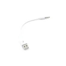 3,5 мм разъем AUX для USB 2,0 зарядное устройство Синхронизация данных аудио кабель-адаптер для Apple iPod Shuffle 3rd 4th 5th 6th gen MP3 MP4 шнур плеера