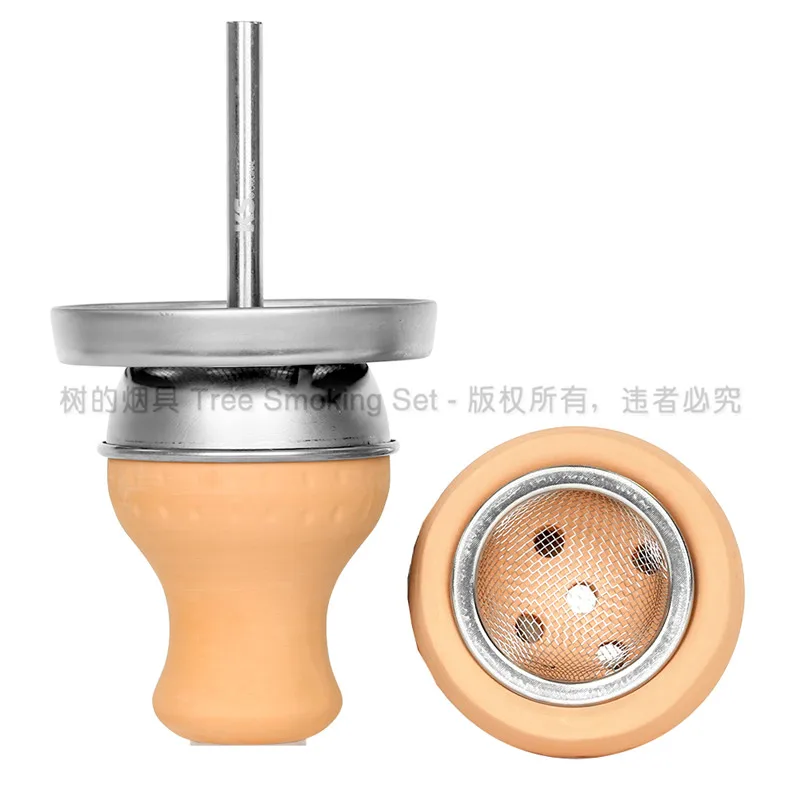 

5pcs tobacco bowl tabak sieb seflex B&S SHISHA EINLAGESIEB EDELSTAHL Kaminkopf Set Kohlezange Kaminaufsatz Tonkopf Tabak Kopf