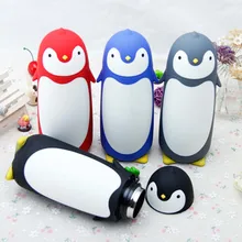 Милая Подарочная кружка Изолированная детская уникальная, из нержавеющей стали термос чашка термос в форме пингвина бутылка 280 мл