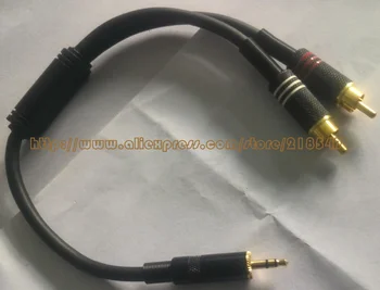 

KL High Quality 1.5M/5ft Stereo AUX Audio Cable extension 1/8'' Jack DC 3.5mm male to 2 RCA male-MA004-1