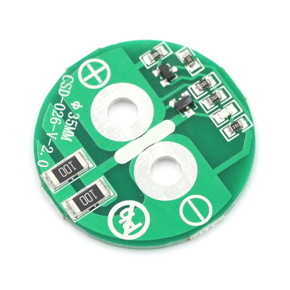 

3.5cm Universal 2.7V 500F Super Capacitor Balancing Protection Board S08