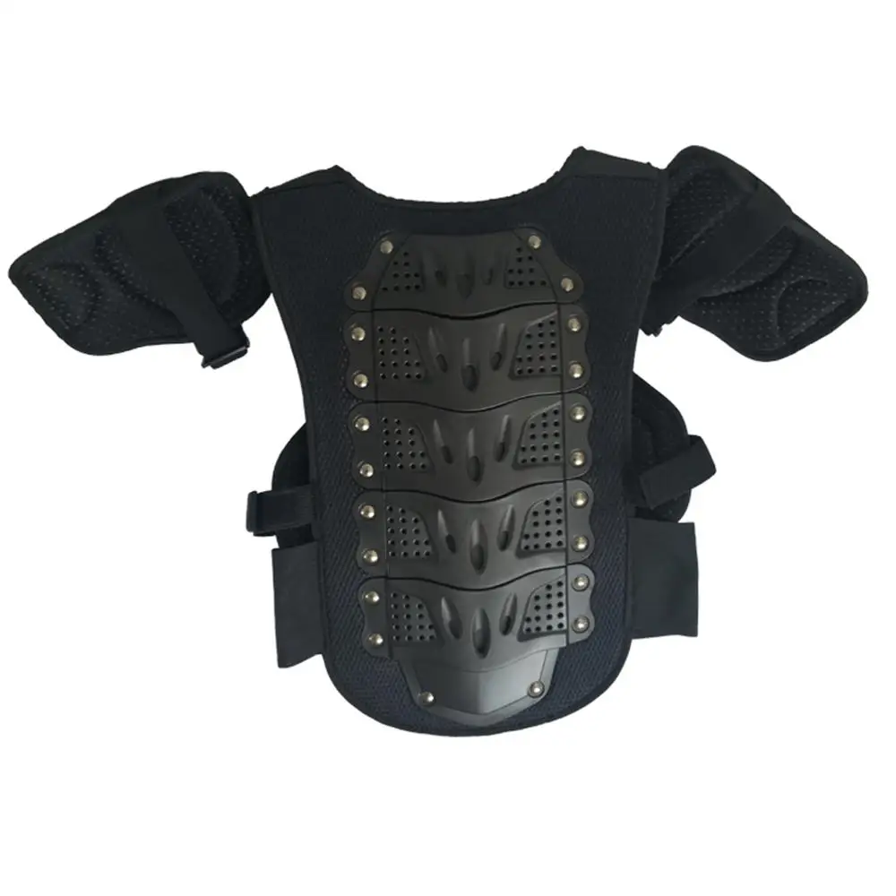 Kids Motorcycle Armor Suit Dirt Bike Chest Spine Back Protector Shoulder Arm Elbow Knee Motocross Racing Skiing Skating 3 Colors