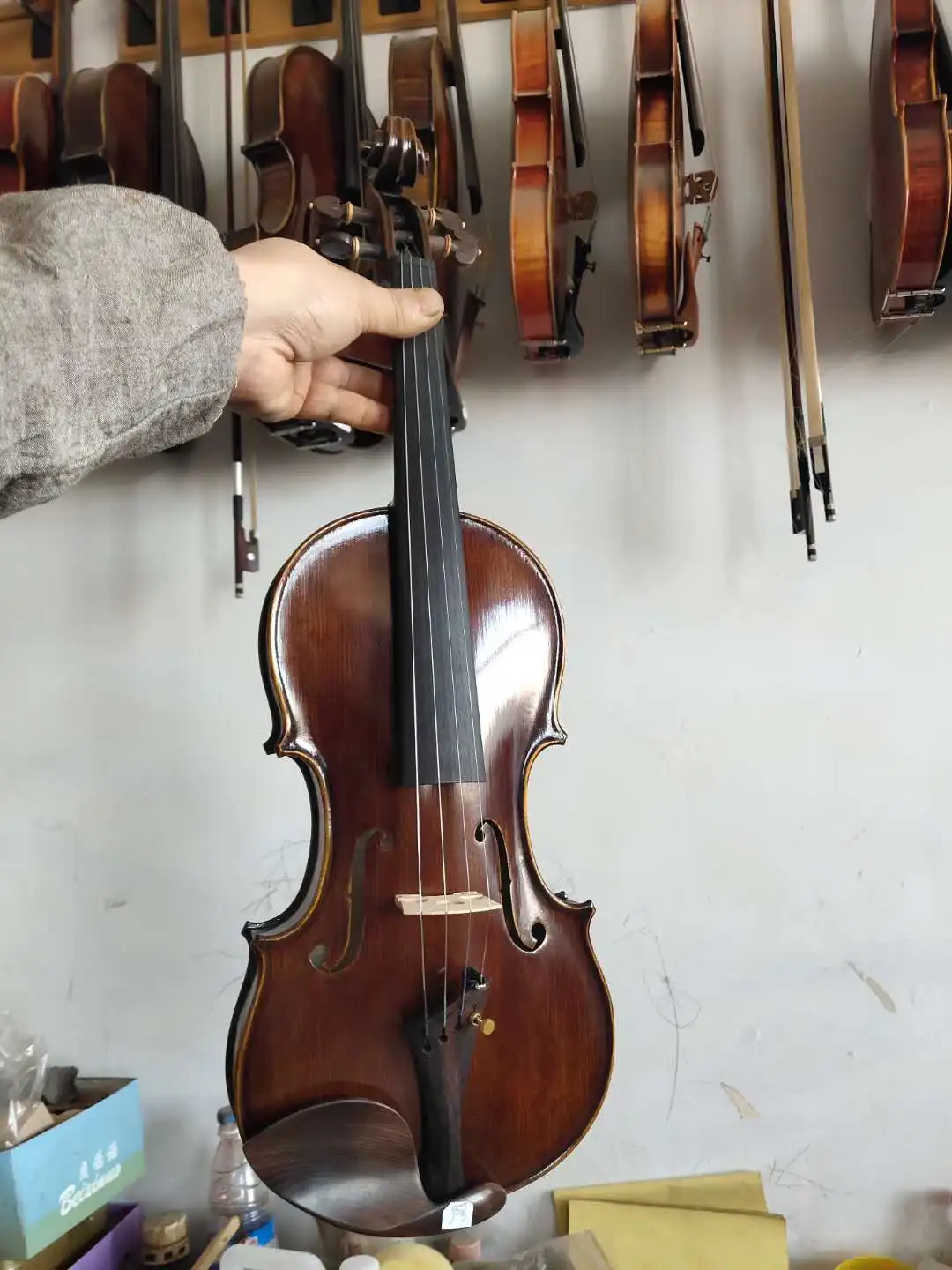 Мастер скрипка 4/4 модель amati старый стиль 1 шт. Кленовая задняя часть