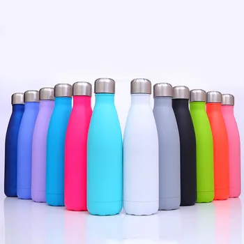 

New Drink Bottle Vacuum Cup Stainless Steel Insualted Thermos 500ml Outdoor Sport Travel Water Bottle Thermal Bottle Gift